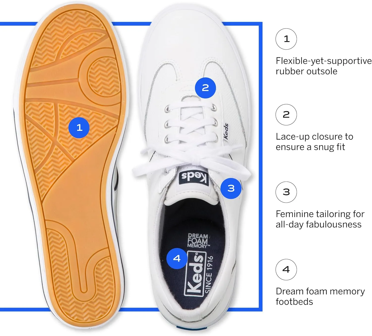 Keds Women's Courty Ii Jersey Sneaker