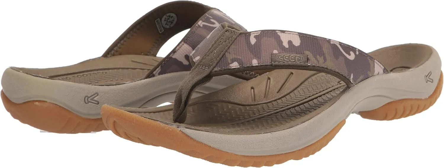 KEEN Men's Kona Flip Flop Beach Sandals, 2