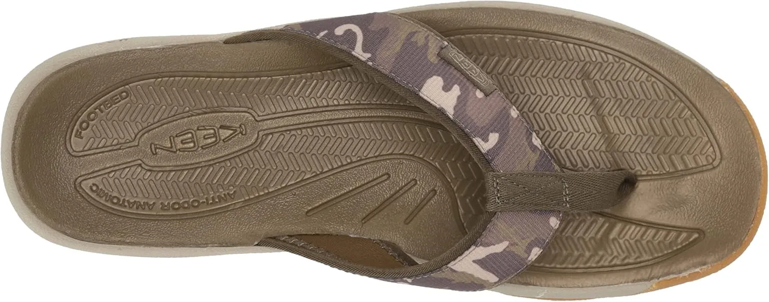 KEEN Men's Kona Flip Flop Beach Sandals, 2