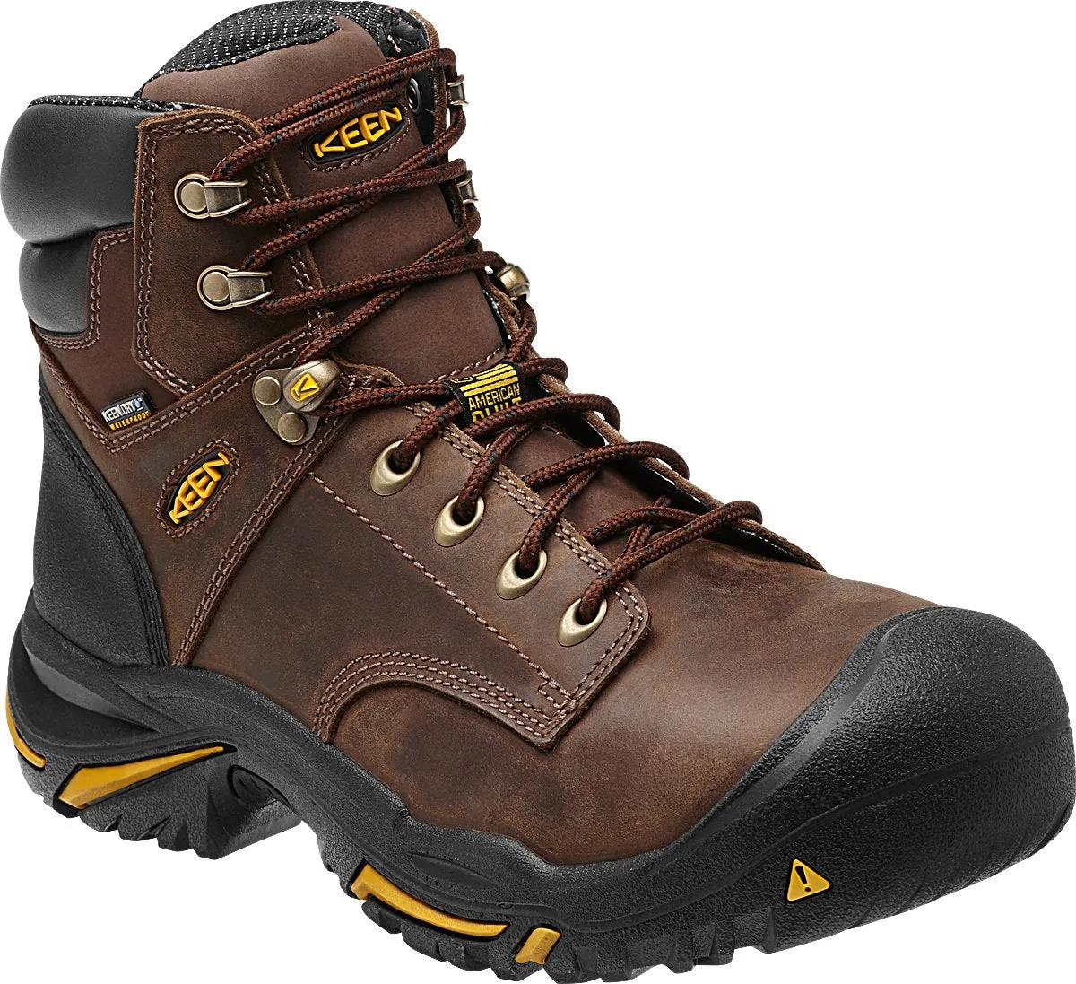 KEEN Utility Men's Mt. Vernon Mid 6-Inch Waterproof Electrical Hazard Steel Toe Work Boot