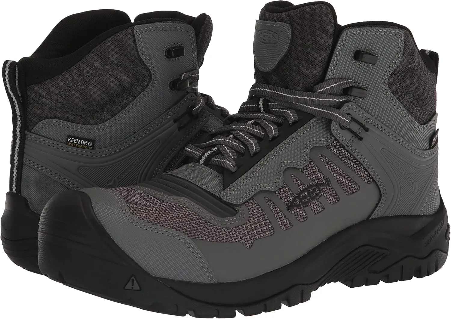 KEEN Utility Men's Reno Mid Height Composite Toe Flexible Waterproof Athletic Work Boots