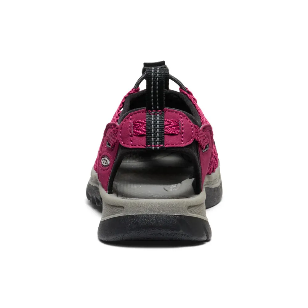Keen Whisper Beaujolais/Black Sandal (Women's)