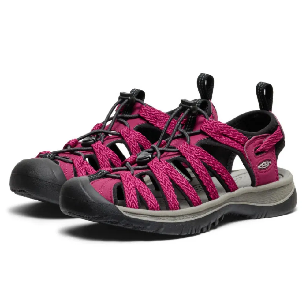 Keen Whisper Beaujolais/Black Sandal (Women's)