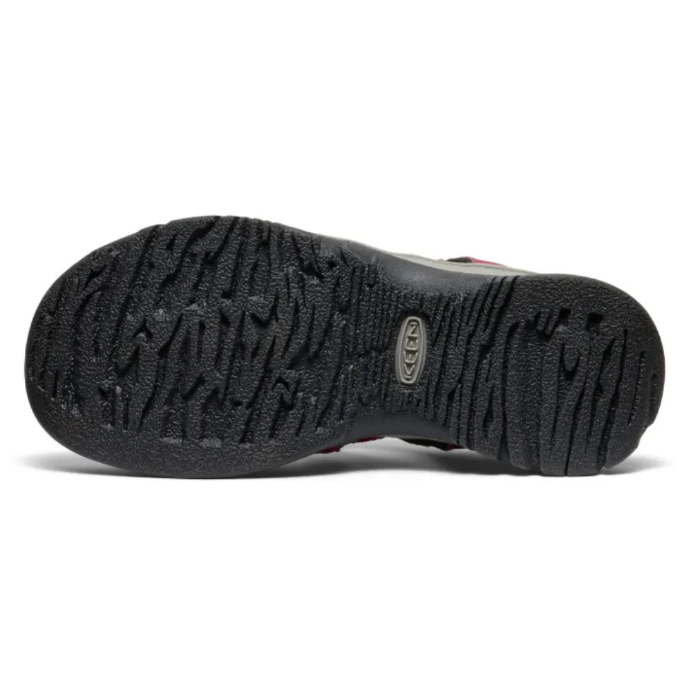 Keen Whisper Beaujolais/Black Sandal (Women's)