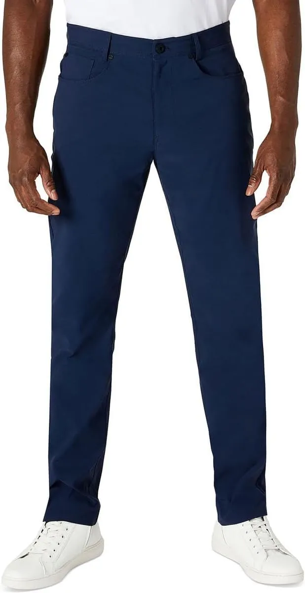 Kenneth Cole Men's Water-Resistant Flexible 5-Pocket Pant