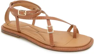 Kenneth Cole New York Women's Paros Flat Sandal, TAN, 11