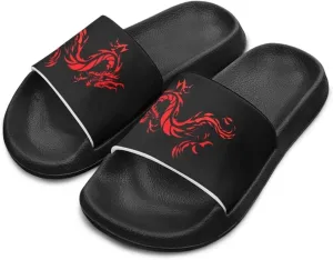Kids Sandals Boys Quick Drying Bathroom Shower Sandal Summer Beach Pool Slippers with Non-Slip Sole