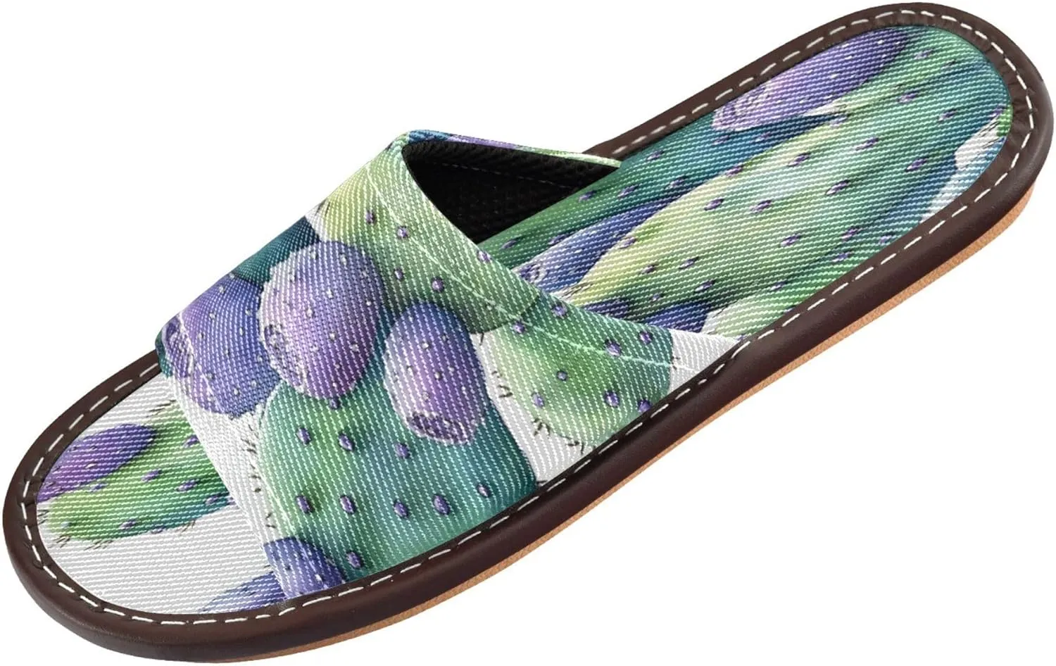 KLL Spa Shower Slippers Indoor Reusable Cute Open Toe Bedroom Shoes for Travel, Hotel, Party, Guests