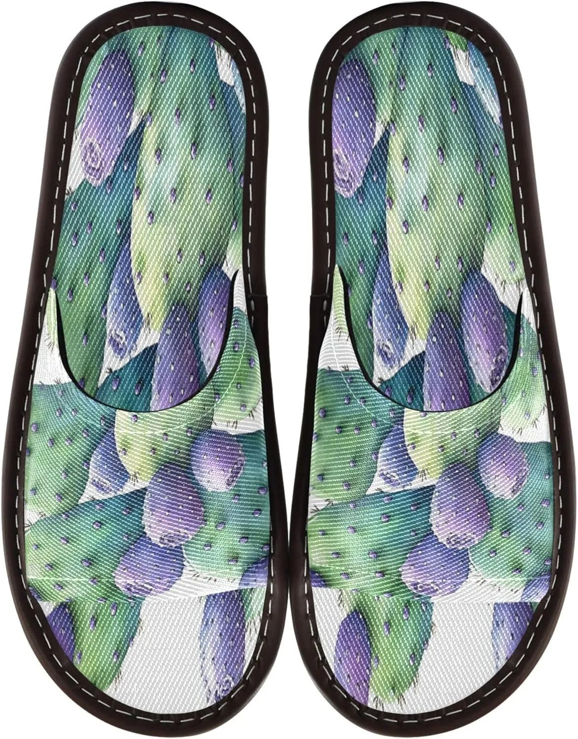 KLL Spa Shower Slippers Indoor Reusable Cute Open Toe Bedroom Shoes for Travel, Hotel, Party, Guests