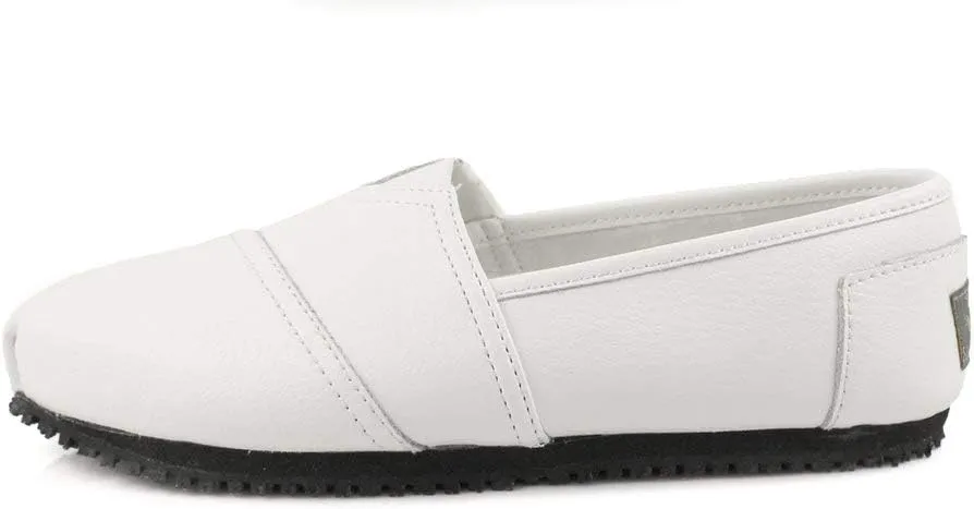 Laforst Womens Jess Leather Nonslip Nurse Waitress Flat