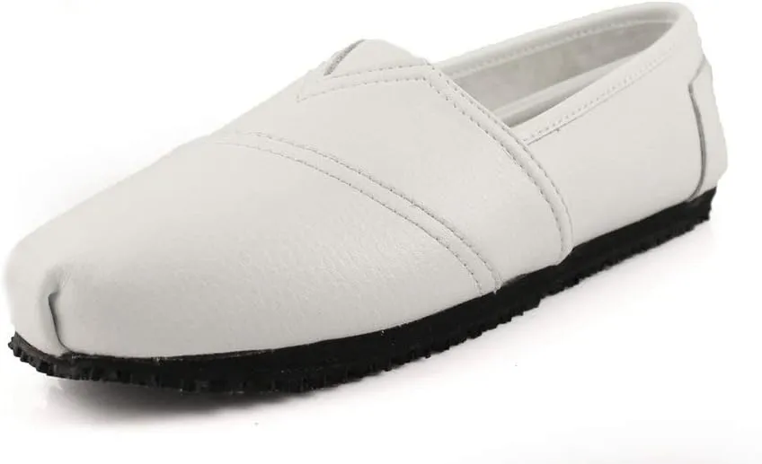 Laforst Womens Jess Leather Nonslip Nurse Waitress Flat
