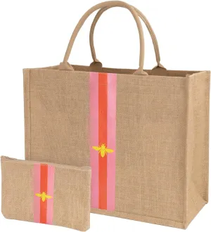 Large Beach Bag Jute Woven Tote