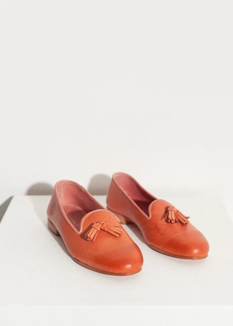 Leather Rose in Quick shipping Exclusive choices Loafer