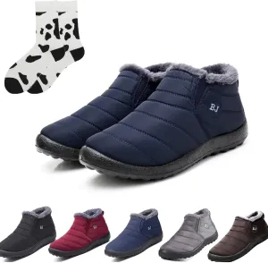 LELEBEAR Boojoy Winter Boots,Infinitely Snow Boots,Winter Snow Boots for Women Men Anti-Skid House Shoes Ankle Boots