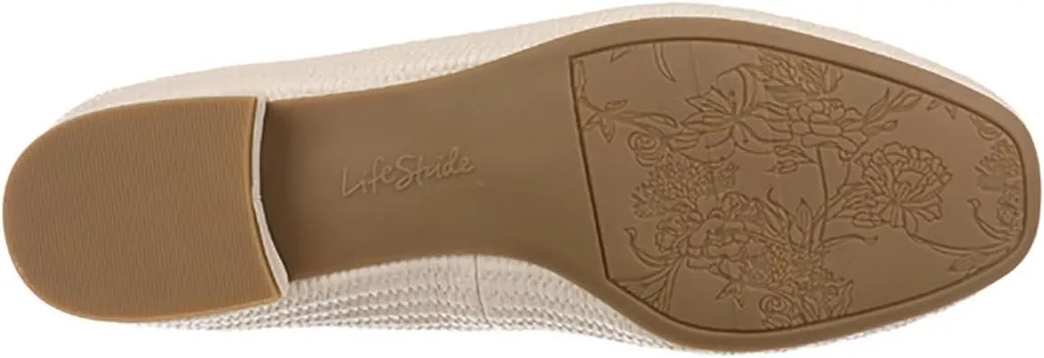 LifeStride Women's Cheers Woven Skimmers Ballet Flat