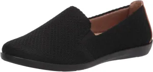 LifeStride Women's Next Level Slip-On Sneaker, Black/Black, 6.5