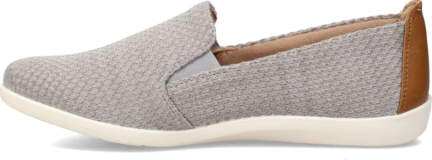 LifeStride Women's Next Level Slip-On Sneaker, Grey, 8 Wide
