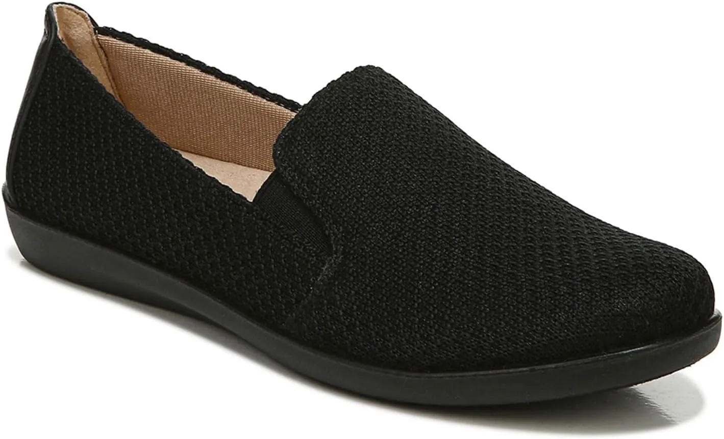 LifeStride Womens Next Level Sneaker, True Black, 6.5 US