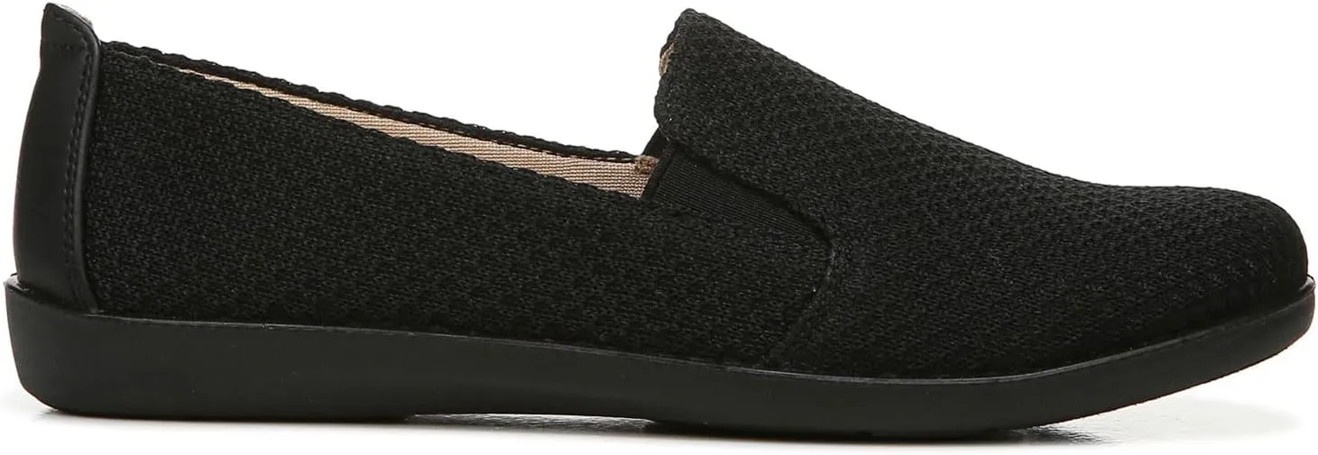 LifeStride Womens Next Level Sneaker, True Black, 6.5 US