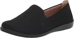 LifeStride Womens Next Level Sneaker, True Black, 6.5 US