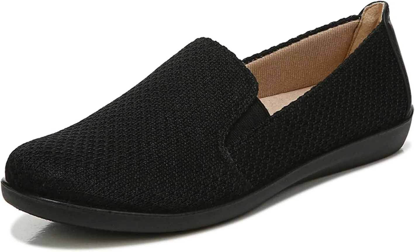 LifeStride Womens Next Level Sneaker, True Black, 6.5 US