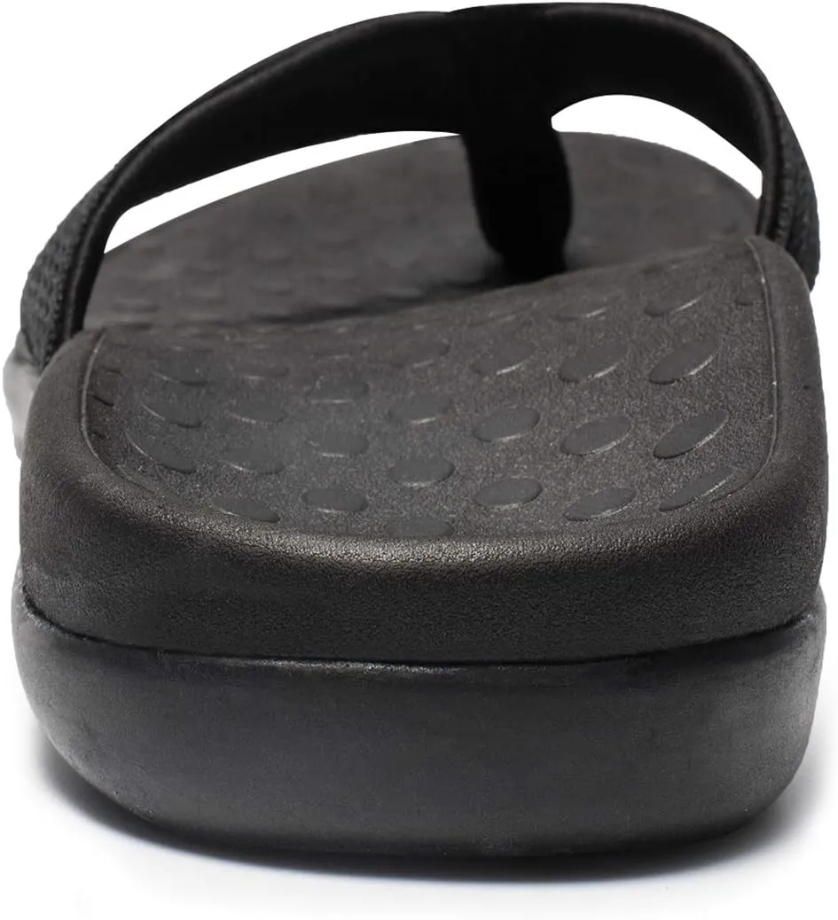 LLSOARSS Plantar Fasciitis Feet Sandal with Arch Support - Best Orthotic flip Flops for Flat Feet，Heel Pain- for Women