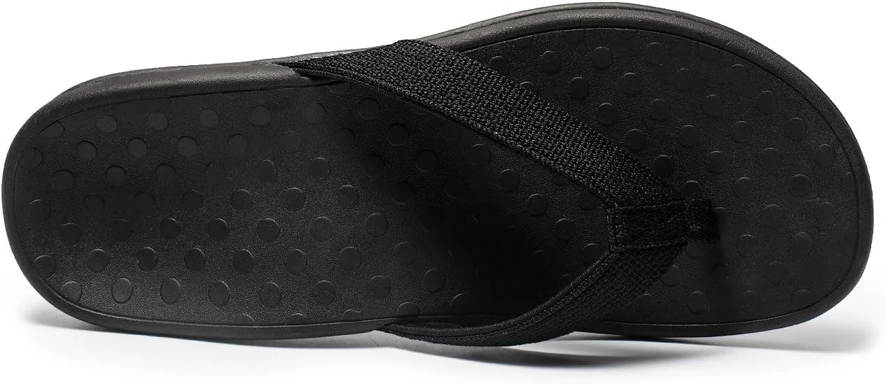 LLSOARSS Plantar Fasciitis Feet Sandal with Arch Support - Best Orthotic flip Flops for Flat Feet，Heel Pain- for Women
