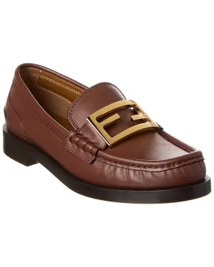 Loafer FENDI Baguette Leather Quick turnaround Express delivery