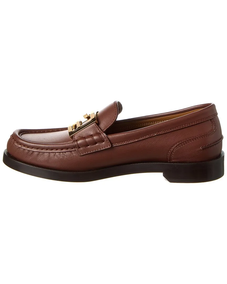 Loafer FENDI Baguette Leather Quick turnaround Express delivery