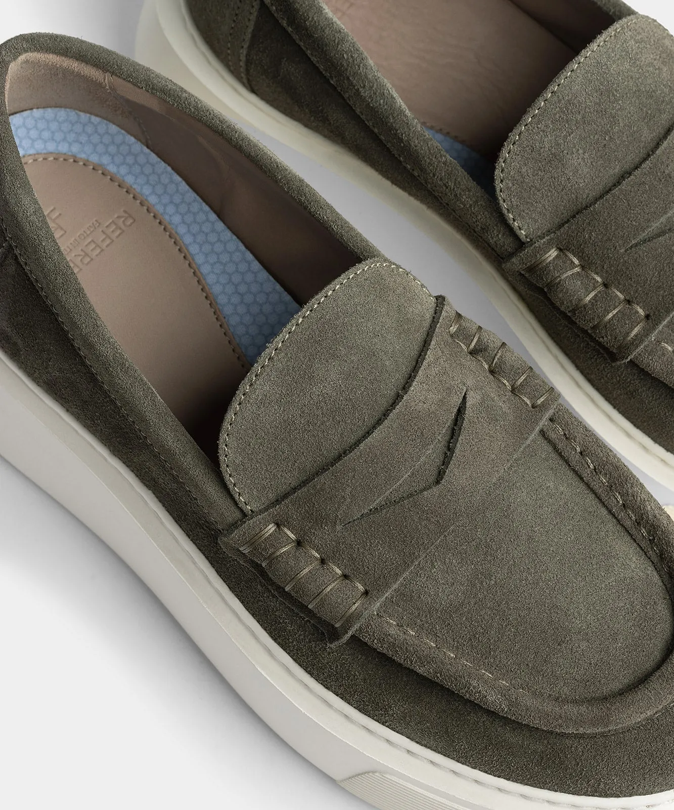 Loafer Olive Green Suede