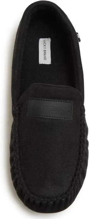 Lucky Brand Mens Micro-Suede Moccasin Loafer Slippers