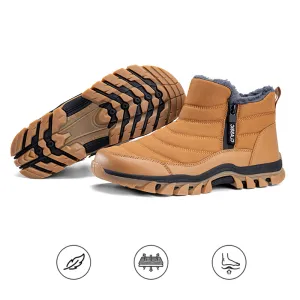 Men Warm Cotton Shoes Snow Boots Hiking Outdoor Non-slip & Waterproof Winter Shoes