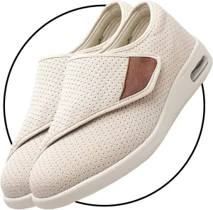 Men's Casual Shoes Slip On Lightweight Sneakers Walking Shoes Lightweight Loafer Slip On Boat Wide Fit Trainers Men with 3 Pairs Insoles Replacement for Elderly Swollen Feet