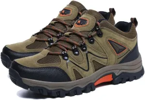 Men's Hiking Shoes Flexible Non-Slip Trekking Trail Shoes Lightweight Breathable Work Camping & Outdoors Walking