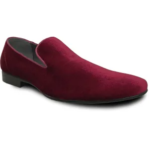 Men's Luxe Velvet Tuxedo Loafer by Bravo | Burgundy