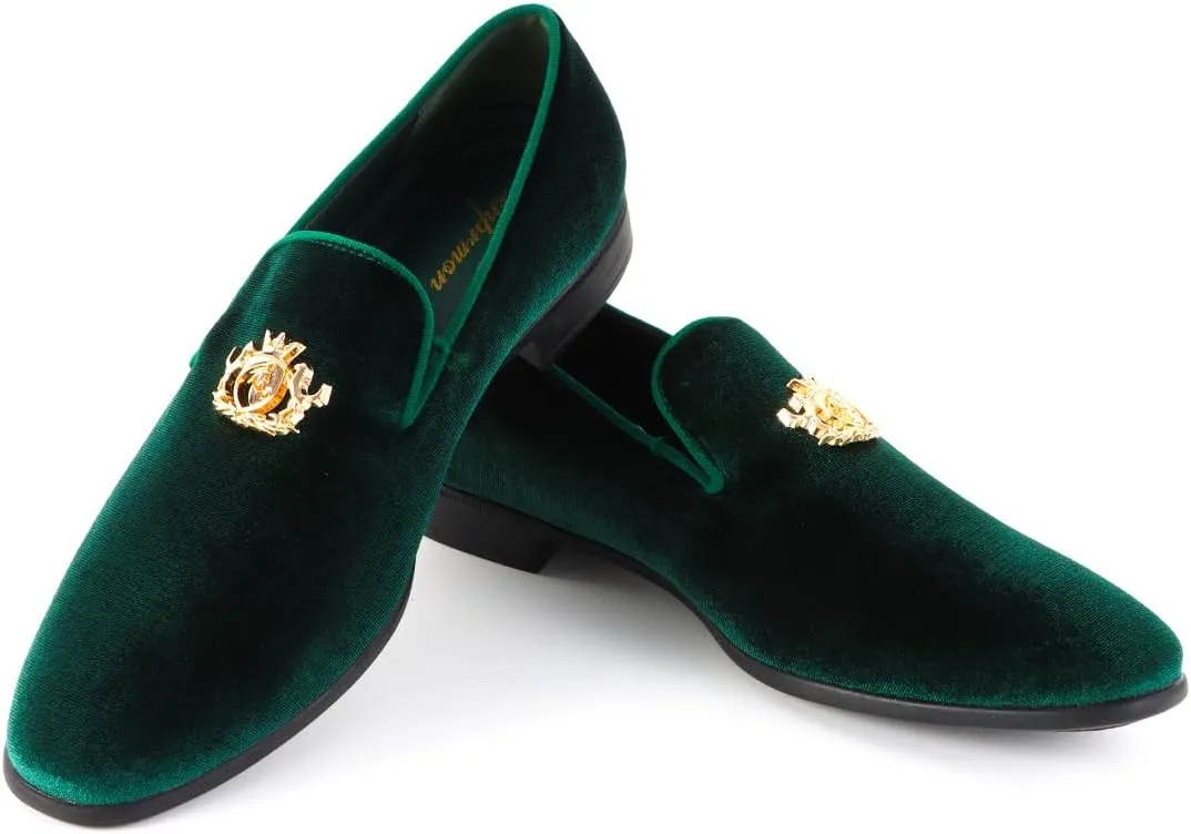Men's Multiple Colors Penny Slip-on Velvet Loafer Cushioned Suede Tuxedo Dress Shoes Luxurious Smoking Slipper Party Prom Wedding Shoes Comfortable Lightweight