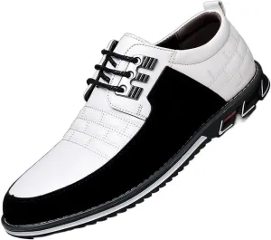 Mens Oxford Derby Orthopedic Leather Shoes Mens Casual Shoes Fashion Sneakers Men Walking Shoes Business Office Comfort Loafers