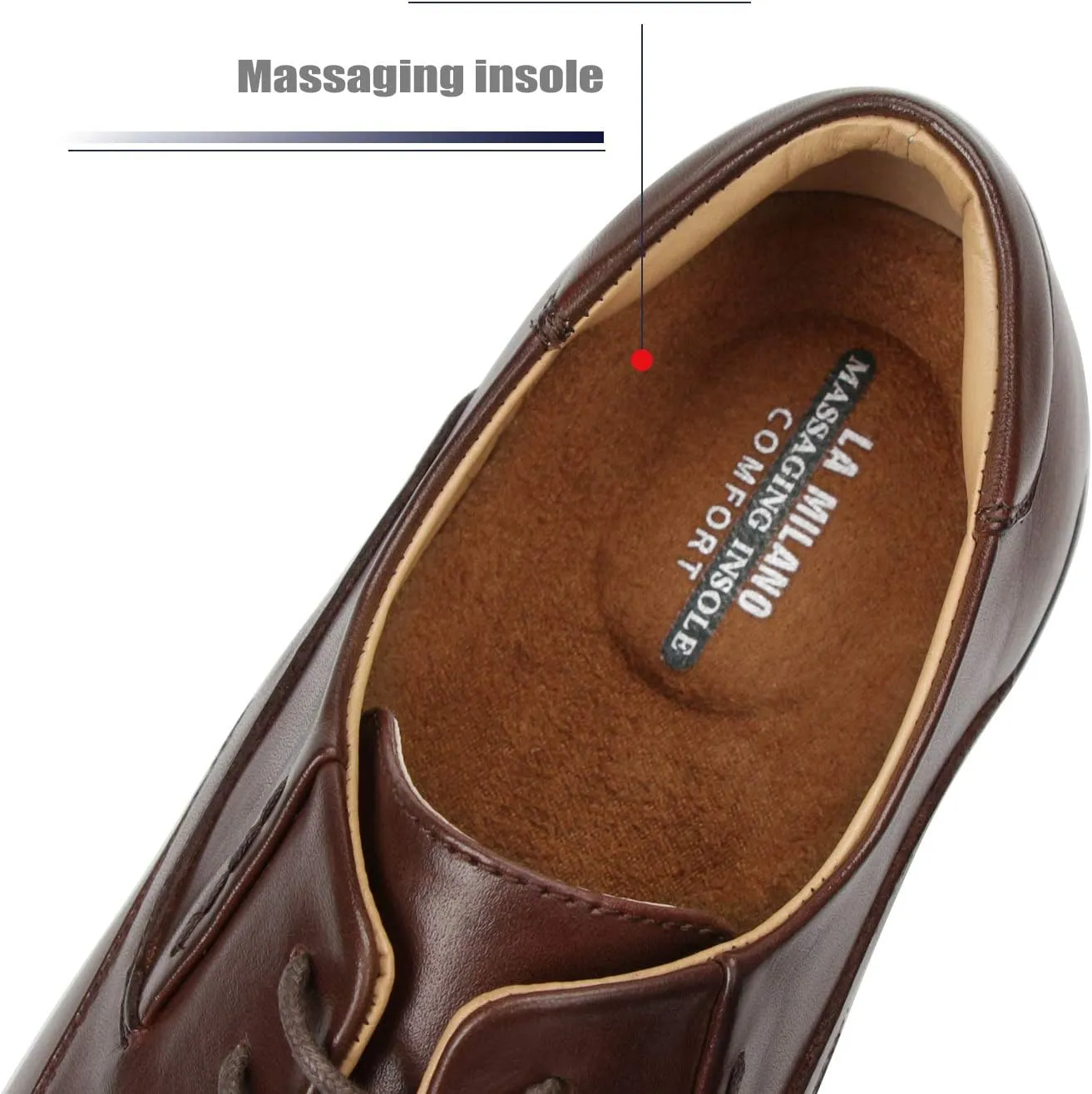 Men's Oxfords Classic Modern Round Captoe Shoes