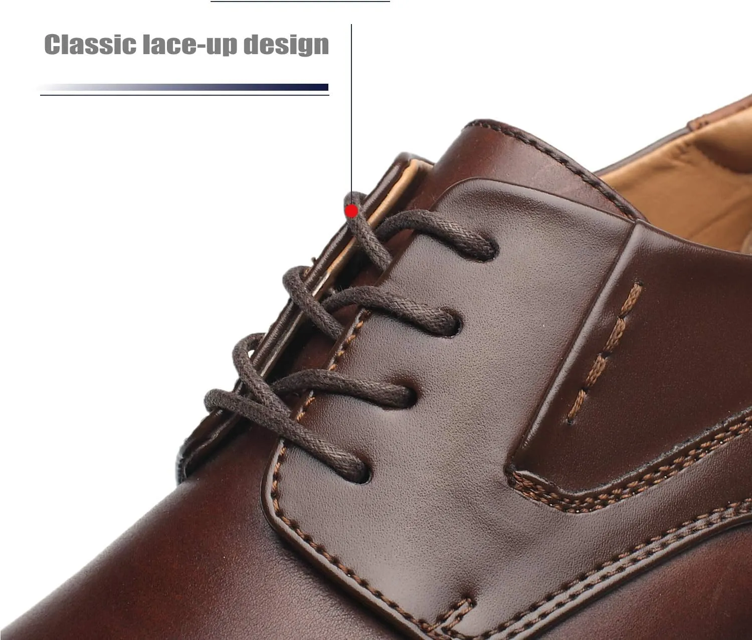 Men's Oxfords Classic Modern Round Captoe Shoes