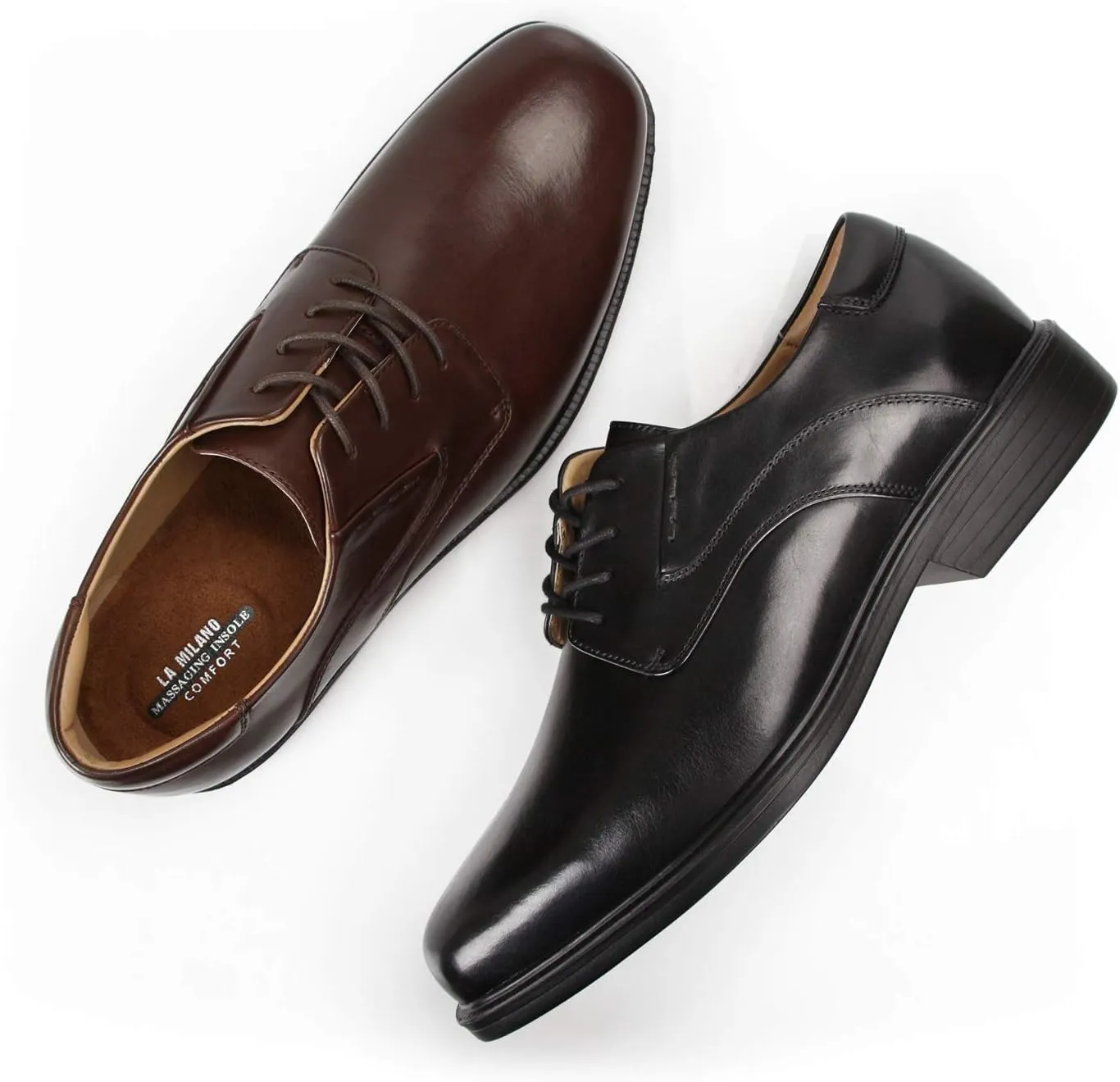 Men's Oxfords Classic Modern Round Captoe Shoes