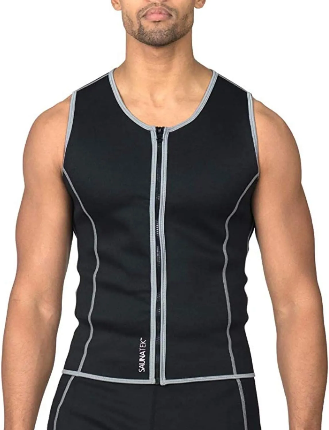 Men's Sauna Sweat Suit Vest for Exercise and Heat Training, Neoprene