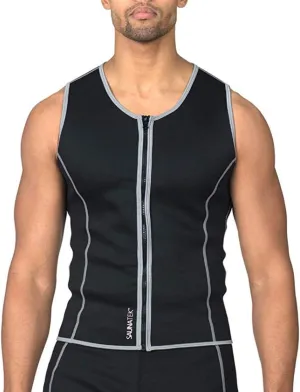 Men's Sauna Sweat Suit Vest for Exercise and Heat Training, Neoprene