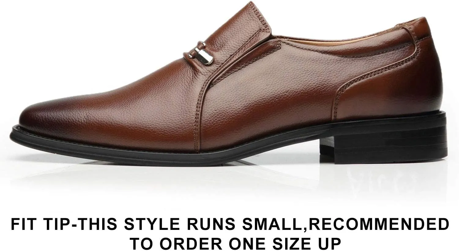Men's Slip On Loafers Business Casual Comfortable Classic Leather Dress Shoes for Men