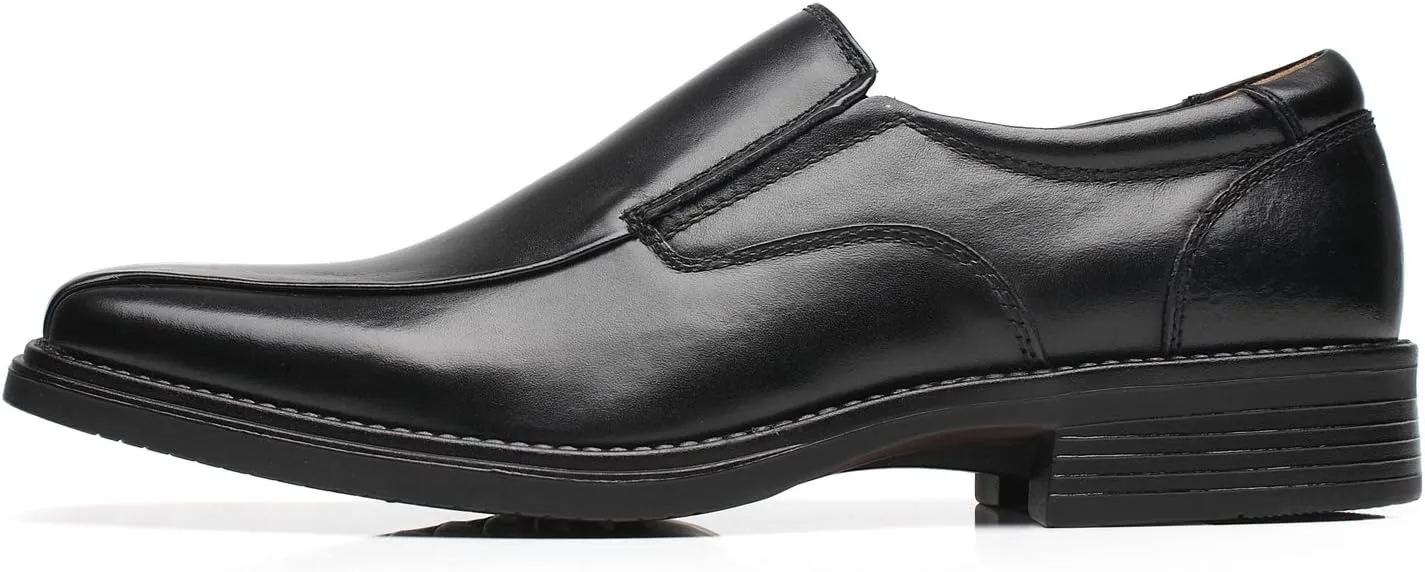 Men's Slip On Loafers Business Casual Comfortable Classic Leather Dress Shoes for Men