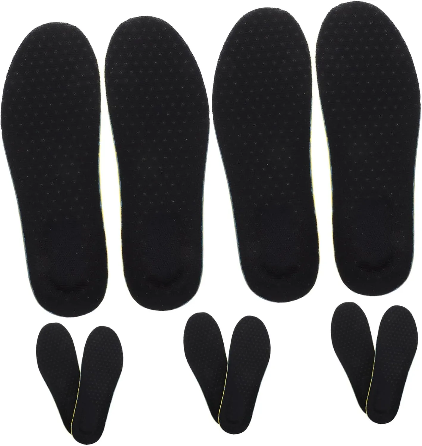Men's Sneaker Insoles Height Increase Inserts Arch Support Shoe Pads for 5 Pairs Size 36