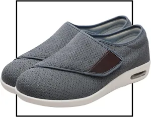 Mens Super Lightweight Memory Foam Slip On Elasticated Breathable Mesh Casual Sneaker Pumps Trainers Lightweight Loafer Slip On Boat Wide Fit Trainers Men