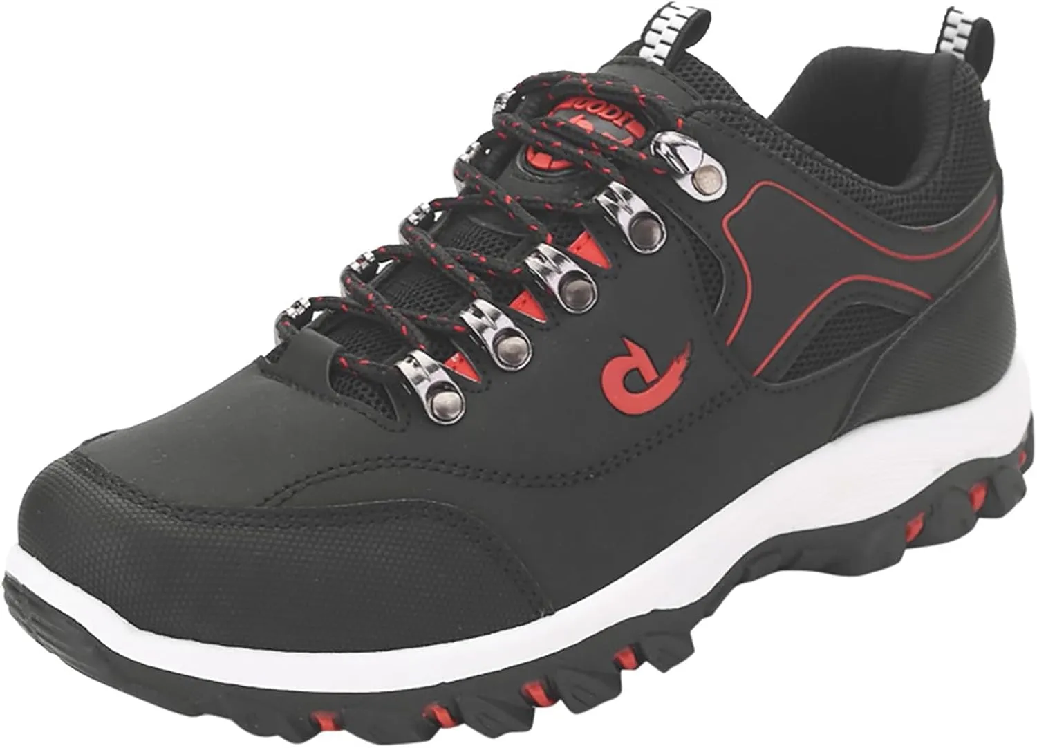 Men's Wide Hiking Shoes Slip on Loafers Trekking Trails Sneakers Waterproof Walking Shoes with Arch Support