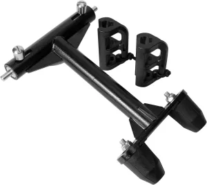 Mercury 4-Stroke Motor Trailering Support, Fits 75/90/115/200/225/250/300HP Sea Pro 4 Stroke, XS Four Stroke and Engines, Include 4/'' Hydraulic Steering Clips, Black (OMS-HSL-01)