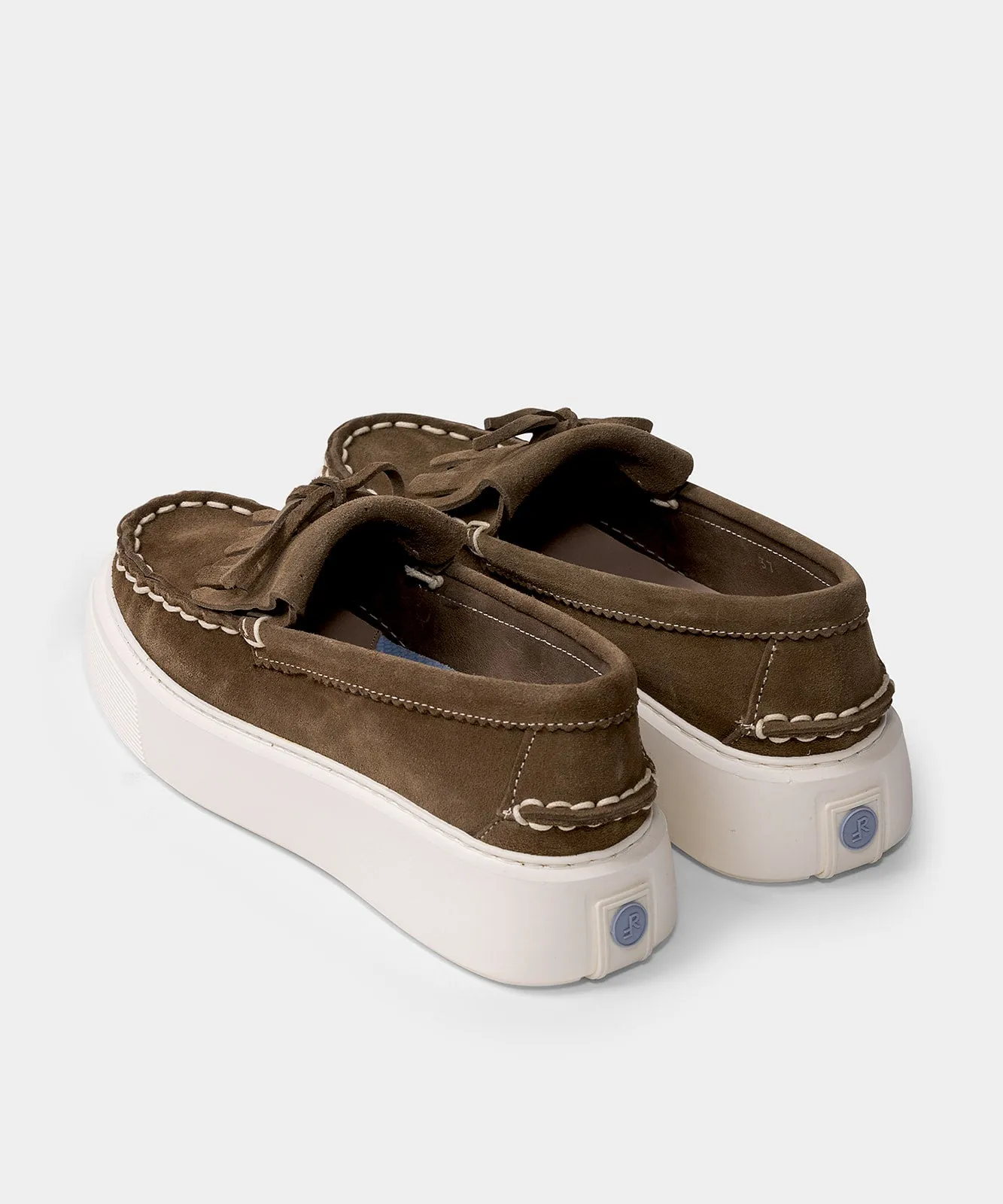 Mika Loafer Olive Green Suede (W)
