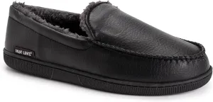 Muk Luks Men's Moccasin-Black Slip-On Loafer